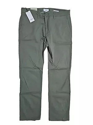 *NWT* Goodfellow Men's Hennepin Skinny Fit Chino Pants Olive Green 38x32 Y55 • $14.87