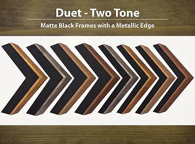Duet - Two-Tone Extra Large Timber Wood Photo Picture Frame A2-A0 16x16 -24x36  • $115.20