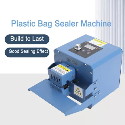 Commercial Plastic Bag Sealer Automatic Food Plastic Bag Heat Sealing Machine US • $128.99