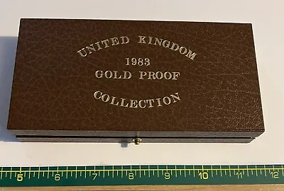 1983 Gold Proof Collection Royal Mint BOX + Certificate Of Authenticity Only • £8.99
