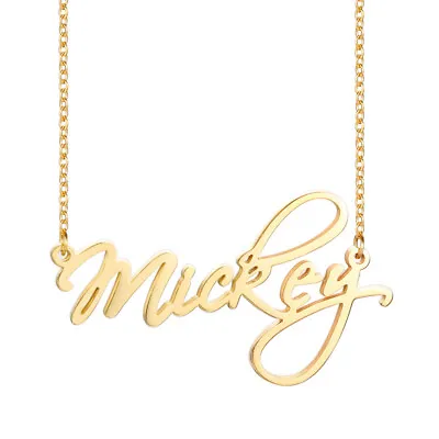£5.99 • Buy Women Girl Special Custom Personalized Name Initial Necklace Pendant Chain Gift