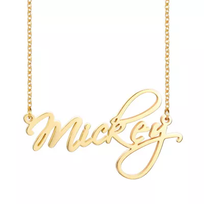 £5.99 • Buy Women Girl Special Custom Personalized Name Initial Necklace Pendant Chain Gift