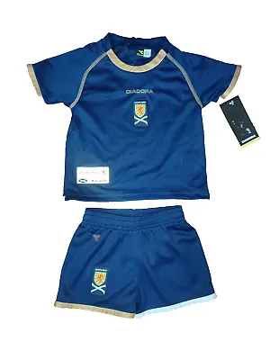 Scotland Soccer Infant Set Football Baby Kit Diadora Shirt Shorts Socks NEW • £43.34