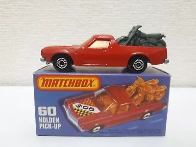 (New Rare Bike Color) Matchbox - #60 Holden Pick-Up • $13.50