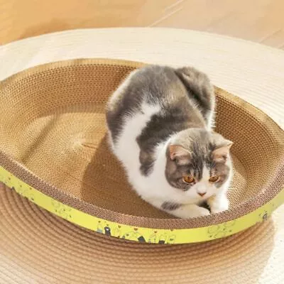 Cat Scratcher Corrugated Scratch Board Cardboard Bed Pad Nest Furniture Protect • $64.06