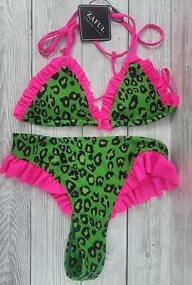 $14.64 • Buy Ladies Zaful Forever Young Bikini Size 8 BNWT PAC