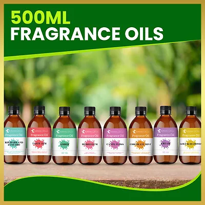 Fragrance Oil 500ml Candle Soap Bath Bombs Scented Making Wax Melts Burner Reed • $35.75