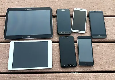 Lot Of Tablets Ipads Phones Apple IPad Mini 1st Gen Samsung Galaxy HTC Motorola • $114.99