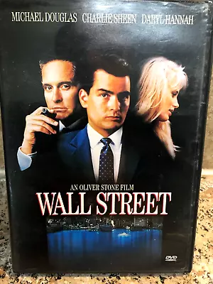 Wall Street DVD / Michael Douglas Charlie Sheen / Ships Same Day With Tracking • $6.83