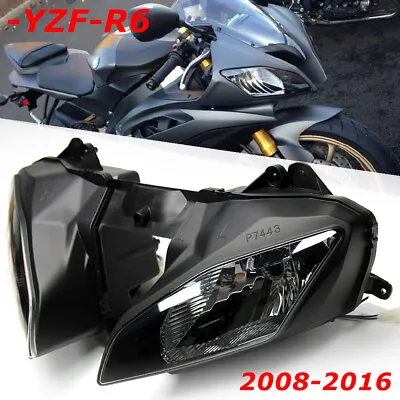 Front Headlight Head Light Lamp Assembly For Yamaha YZF R6 R-6 YZF R6 2008-2016 • $66.69