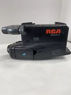 Vintage RCA CC4352 Auto Shot VHS 72X Digital Zoom Camcorder  Charger. Tested • $50