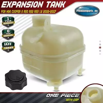 Coolant Expansion Tank Header Tank & Cap For Mini Cooper S R52 R53 17137529273 • £17.99