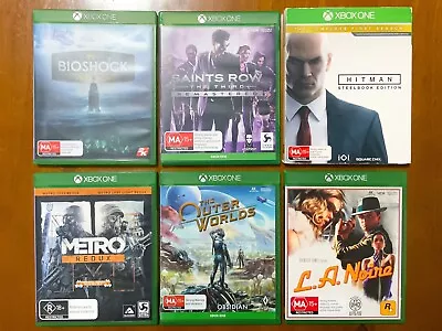 Xbox One Games Bundle/Bulk | Metro BioShock Saints Row Hitman + More. • $138.95