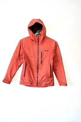 Patagonia H2No Stretch Nano Storm Puffer Jacket Hoodie Burn Orange Women’s Sz XS • $60