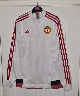 Adidas Manchester United Football  Training Jacket  Size S Excellent Condition • £9.99