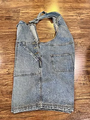 Women's Infinity Bib Overall Maternity Jeans Size Medium Dry Cleaned • $23