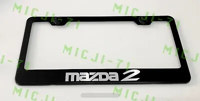 Mazda 2 Stainless Steel License Plate Frame Rust Free W/ Bolt Caps • $11.99