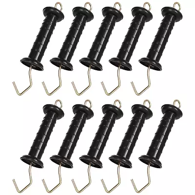 10 Pack Electric Fence Spring Gate Handles Ranch Fence Accessories Simple Tensi • $35.05