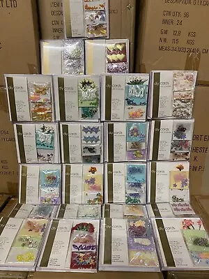 Wholesale Job Lot DIY CARDS Making Sets 20 Packs Brand New Sealed + Accessories • £35