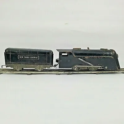 Vintage Toys MARX # 597 Commodore Vanderbilt Locomotive Key Wind W/#551 Tender • $85