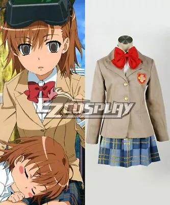 Toaru Kagaku No Railgun Misaka Mikoto Winter Uniform Cosplay Costume E001 • $79