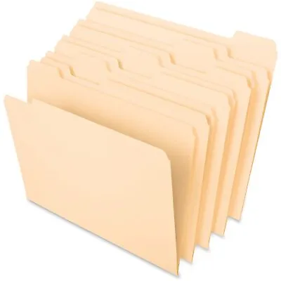 Pendaflex Essentials File Folders Letter Size 1/5 Cut Manila (752 1/5) 8.... • $41.97