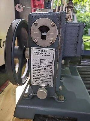 $199 • Buy Welch 1410 Vacuum Pump , 1/3 Hp Very Low Hours / Clean ~  30-Day Warranty!