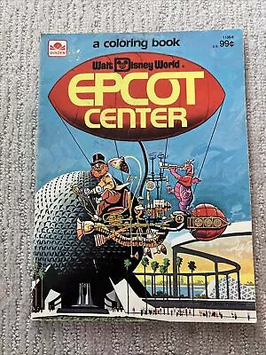 Epcot Center Coloring Book Walt Disney World Golden #1139-6 1983 Western Pub. • $60