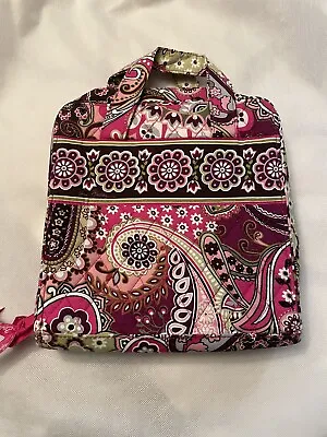 Vera Bradley Very Berry Paisley Tech Organizer Cosmetic Case Travel Bag Hard NWO • $29