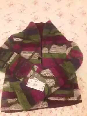 $399.99 • Buy RRR NWT MISSONI SPORT Women's Size L /42  Coat Bomber Winter Jacket %35 Mohair