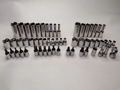 Blue-Point 58pc 1/4 Drive Socket Set - Metric-SAE-Deep-Shallow-Bit Drivers-more • $160