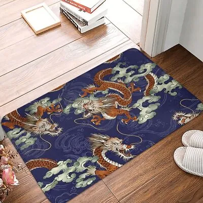 An Animal On The Move Room Non-Slip Carpet Dragon Japanese Pattern Design Artwor • £7.19