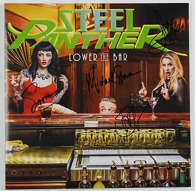 Steel Panther Fully Signed Signed JSA Autograph Album Record Vinyl Lower The Bar • $199.99