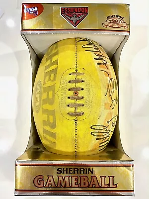 $400 • Buy Essendon Sherrin Signed By Jobe Watson, Michael Hurley & David Hille 2012 Perth!