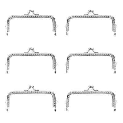 6pcs Coin Bag Lock Metal Purse Frame Retro Purse Coin Bag Frame • £10.25