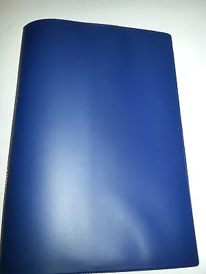 A5 Blue Document Holder Holder With Card Pocket • £3.58