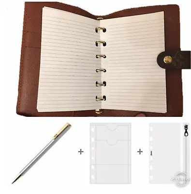 Fits Montblanc Small Agenda Organizer: Filler Paper Storage Pouches & Inserts  • $37.11