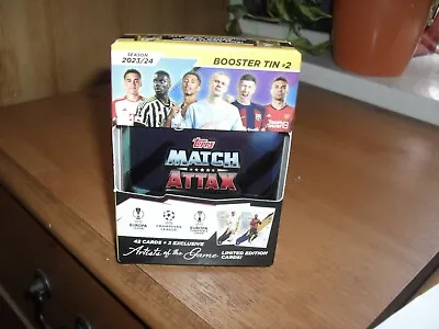 Topps Match Attax 2023/24 Trading Cards Game Booster Tins #2 New • £12.99