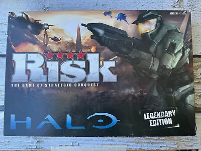 Risk Board Game Halo Legendary Edition 2012 COMPLETE - Most Pieces Sealed • $52.99