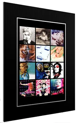 £48.50 • Buy Mounted / Framed Print Madonna Discography 3 Sizes Print Poster Print