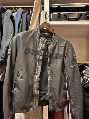 Dainese Vintage Cafe Racer Leather Jacket In Mint Condition • $315