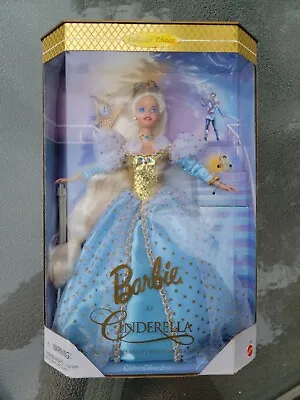 $34 • Buy *NEW* VTG 1996 Mattel Barbie As Cinderella Doll Children’s Collector Series