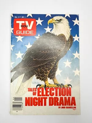 TV GUIDE November 3 1984 Election Night Cover Don Johnson Miami Vice Article • $7.99