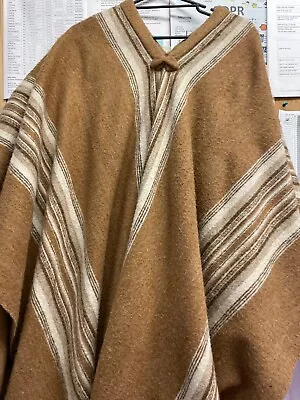 Traditional Wool Poncho Men's • £20