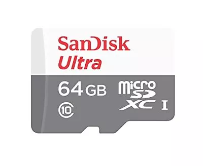 SanDisk 64GB Ultra MicroSDHC UHS-I Memory Card With Adapter - 120MB/s C10 U1 • $7.33