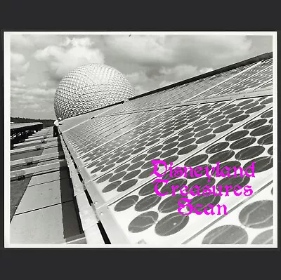 Vintage Disney WDW EPCOT Publicity Photo Universe Of Energy Roof Solar Panels 82 • $22.99