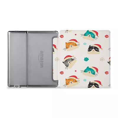 $19.99 • Buy Cat Kitty Flip Case Cover For Amazon Kindle Oasis 7 Inch 2022