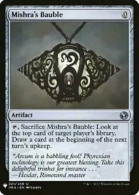 Mtg Mishra’s Bauble X4 Iconic Masters Magic + Get 1 Free Foil Rare! • $99.94