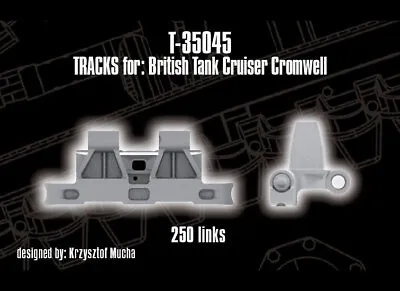 QuickWheel 1/35 Tracks For British Tank Cruiser Cromwell • $33.89