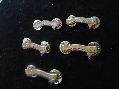 VINTAGE Lot Of 5 MOLLY HATCHET Lapel Pin - ROCK BAND Licensed 1978 • $22.99